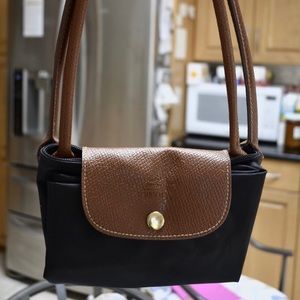 LongChamp Le Pilage Medium Tote Bag in Black